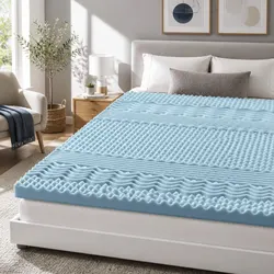 Versatile 7-Zone Memory Foam Topper for Your Bedroom