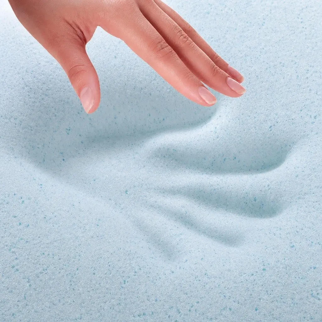 Memory Foam Mattress Topper Queen Gel-Infused Cool Sleep Pressure Relief 5cm