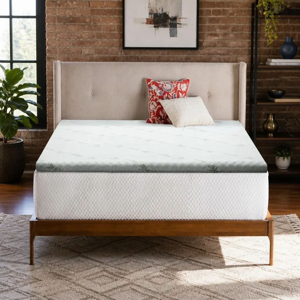 Double Bed Mattress Topper with Gel-Infused Foam