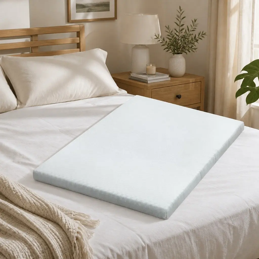 Memory Foam Mattress Topper Double Bed Gel Infused 8cm Bamboo Fabric