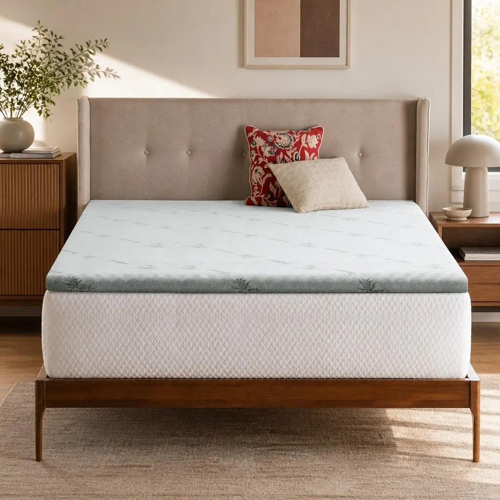 King Memory Foam Topper for Better Sleep