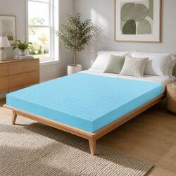 Memory Foam Mattress Topper 12cm Ventilated Gel Cool Bamboo Cover Double Bed