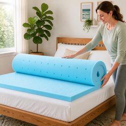 Practical 5cm Memory Foam Topper for Comfortable Sleeping