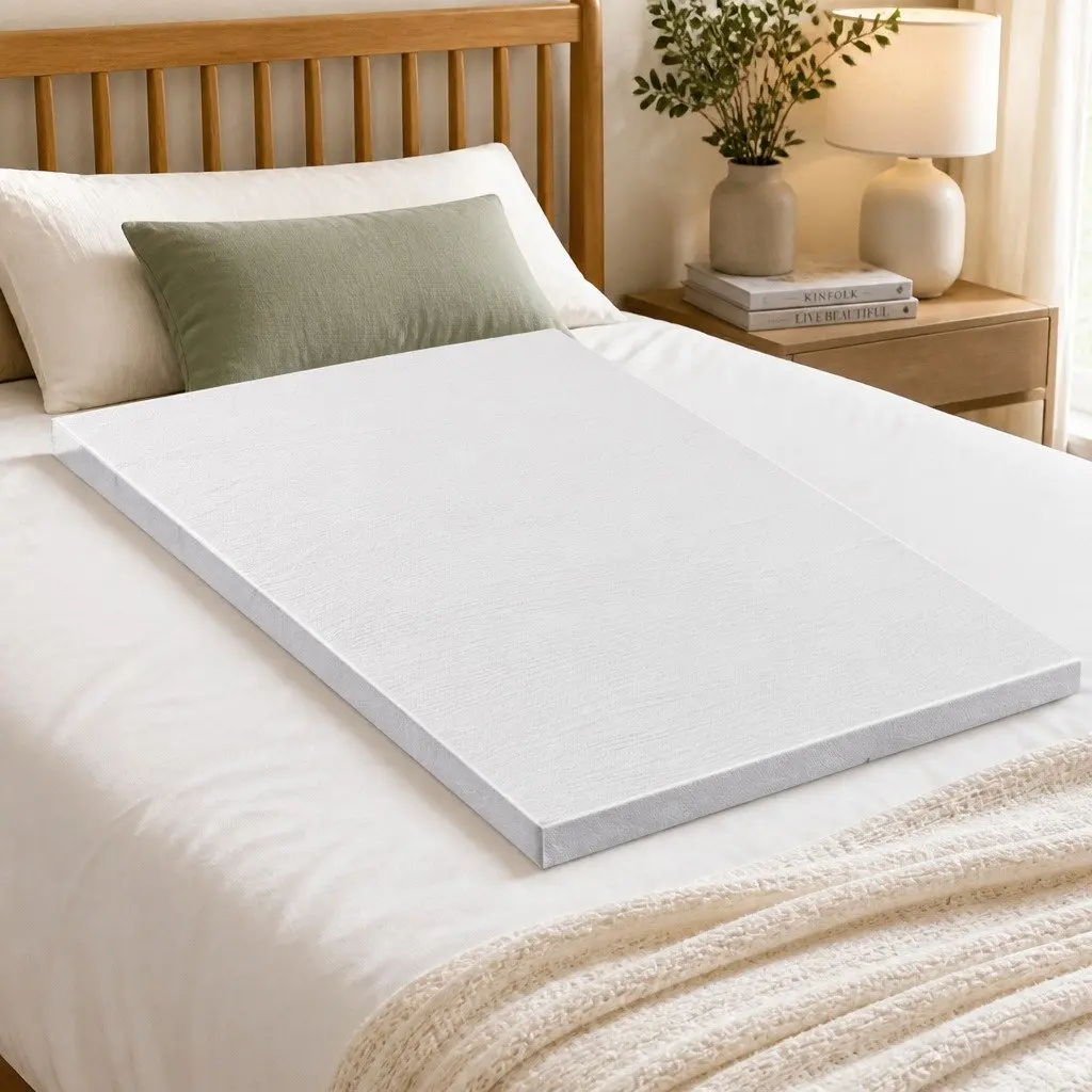 8cm Memory Foam Topper for Single Beds