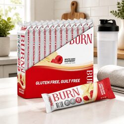 Practical High Protein White Chocolate Raspberry Snack Bars 12x40g