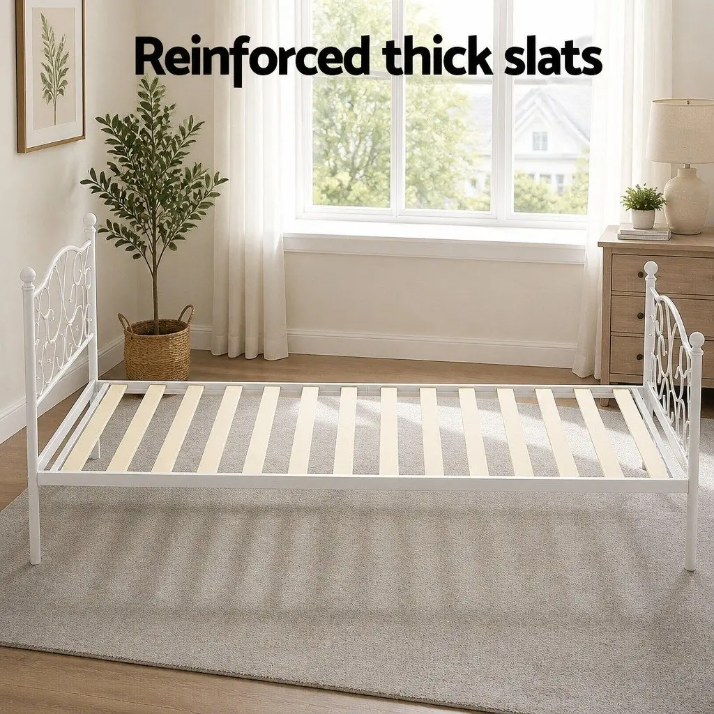 Metal Bed Frame for Single Bedroom Use