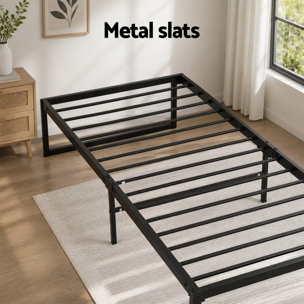 Single Bed Frame with Storage Solutions