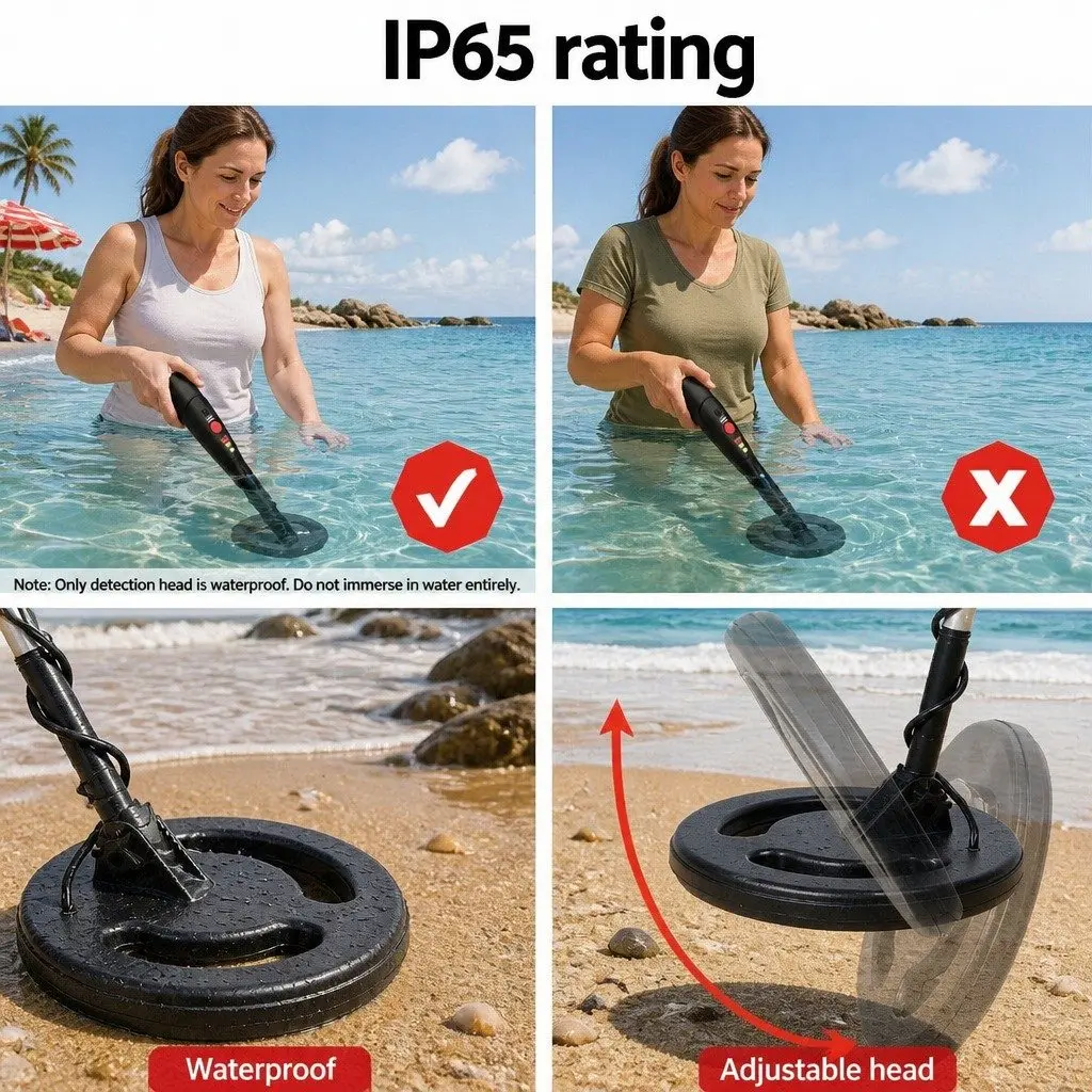 Metal Detector for Backyards and Beaches