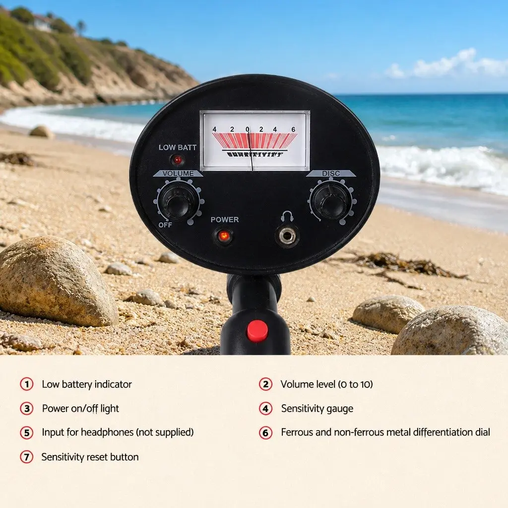 Metal Detector Pinpointer Treasure Hunter 180MM Deep Sensitive Waterproof