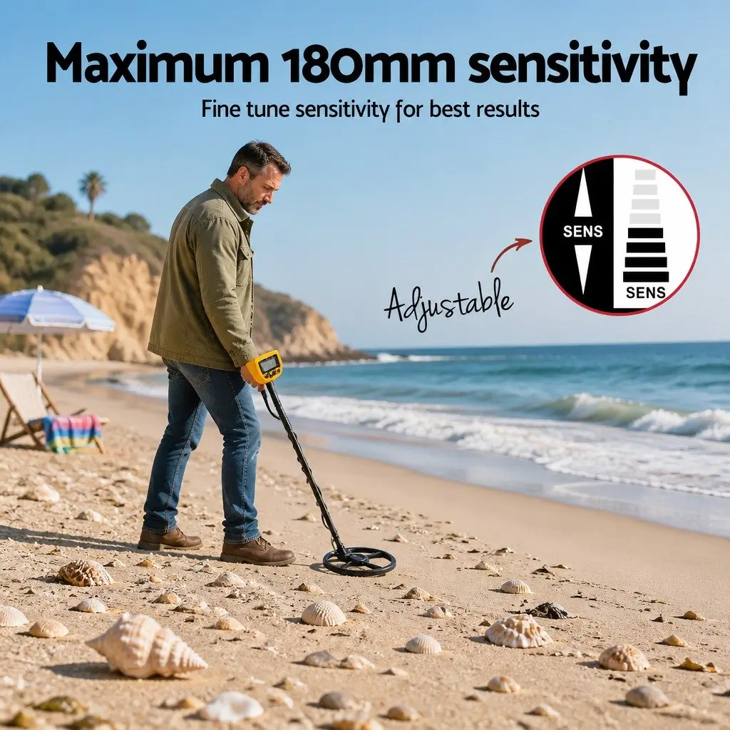 Waterproof Metal Detector for Outdoor Use