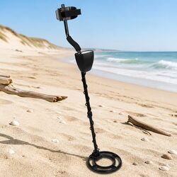 Metal Detector LCD Screen Waterproof 220MM Search Coil Treasure Hunting Backyard