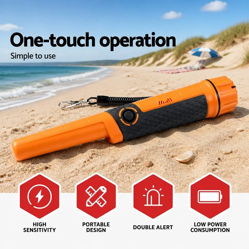 Waterproof Pinpointer Metal Detector for Various Uses