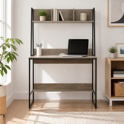 Ideal Computer Desk with Storage for Home Office Use 100cm
