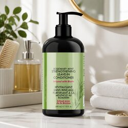 Practical Rosemary Mint Leave-in Conditioner 355mL for Daily Use