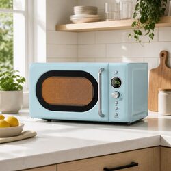 Practical 20L Blue Microwave Oven for Everyday Cooking