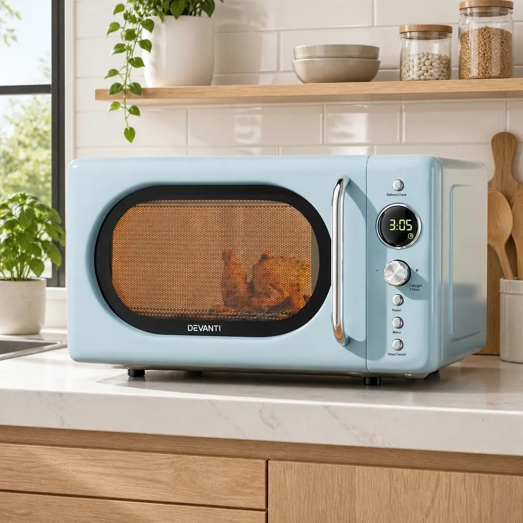 Microwave Oven 20L Digital Control Blue