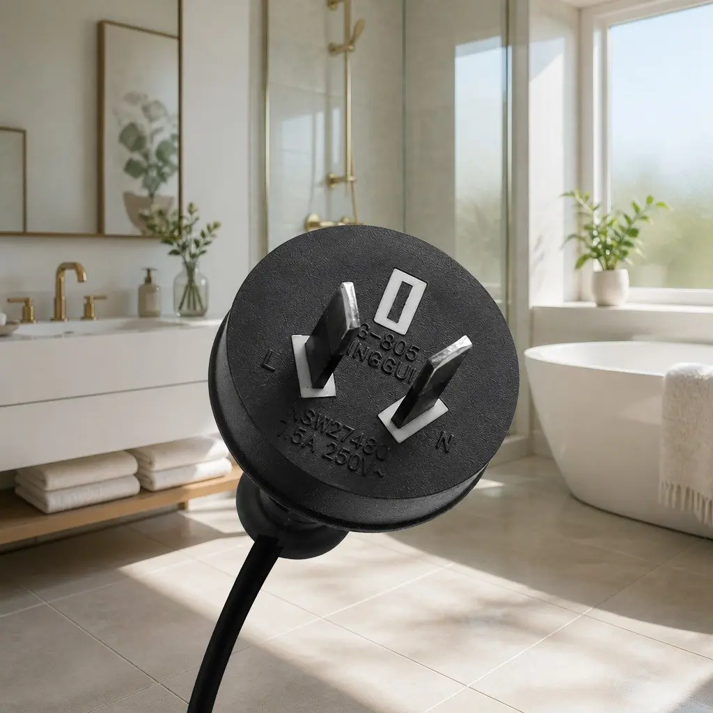 Round Wall Mirror LED Light 80cm White Anti-Fog Touch Control Bathroom Vanity Decor