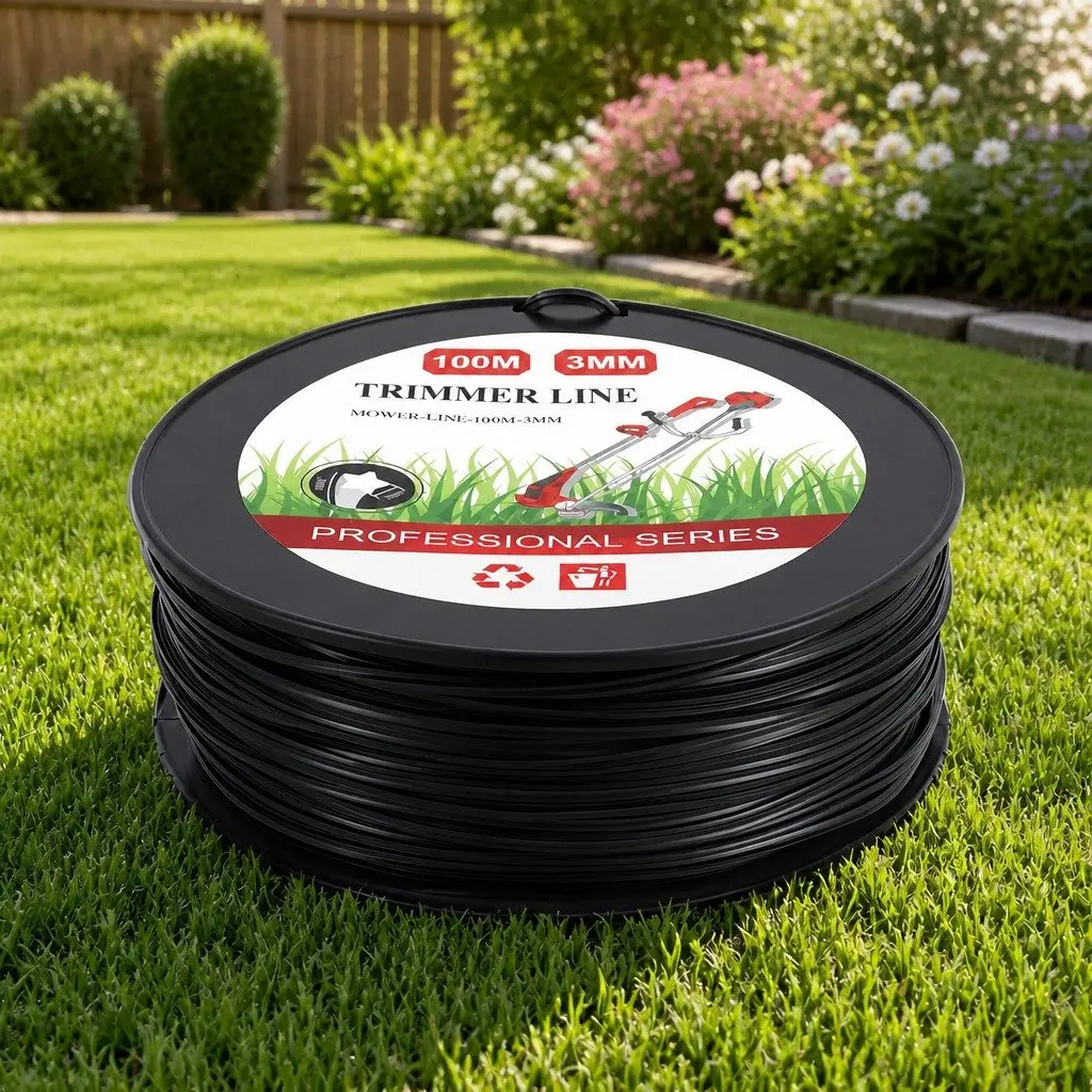 Trimmer Line PA6 Nylon 100M 3.0mm Star Black