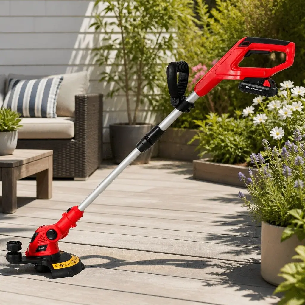 Cordless Line Trimmer for Lawn Maintenance
