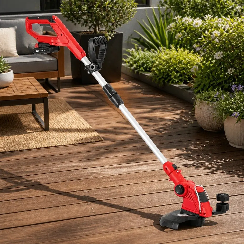 Cordless Line Trimmer 20V Lightweight Adjustable Garden Tool