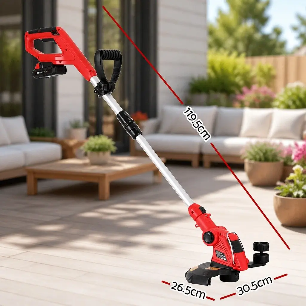 Cordless Line Trimmer 20V Lightweight Adjustable Garden Tool
