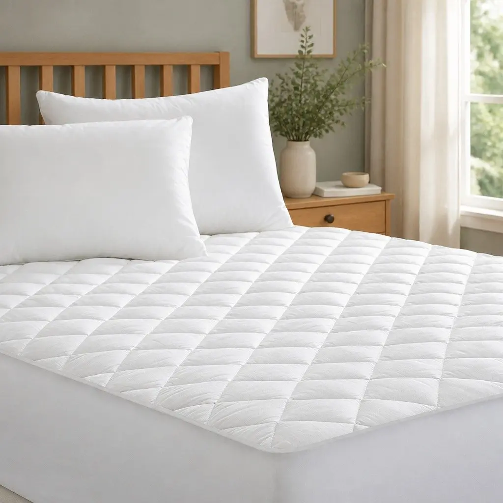 Single Mattress Protector Waterproof Microfibre Fitted Bedding Cover Dust Mite