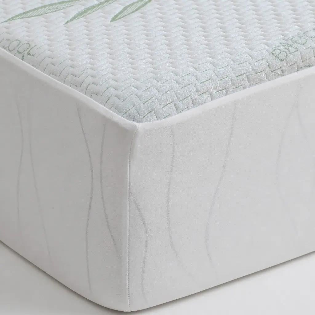 Mattress Protector Fitted Double Waterproof Breathable Dust Mite Prevention