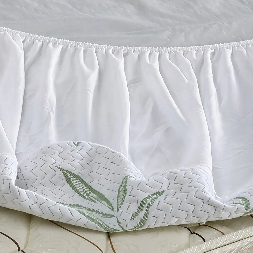 Mattress Protector Fitted Double Waterproof Breathable Dust Mite Prevention