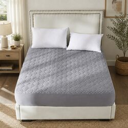 Fitted Waterproof Queen Mattress Protector with Bamboo Charcoal