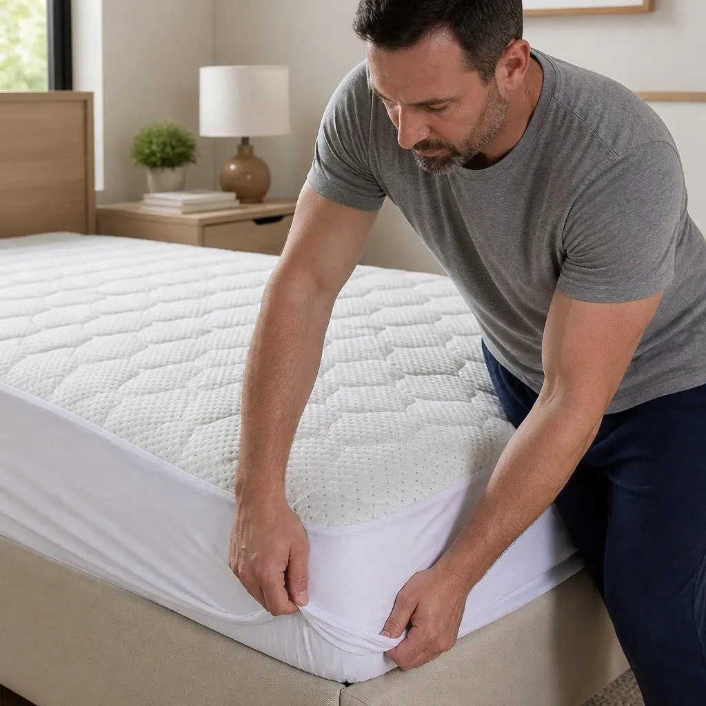 Bamboo Fibre King Size Mattress Protector