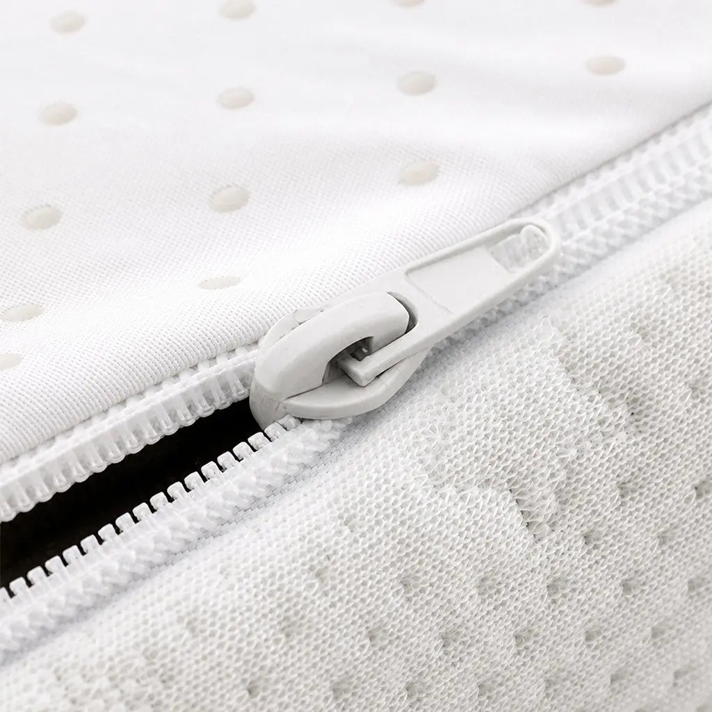 Memory Foam Mattress Topper Dual-Layer Bamboo Charcoal Cooling Gel Single Size 190cm x 91cm x 5cm White