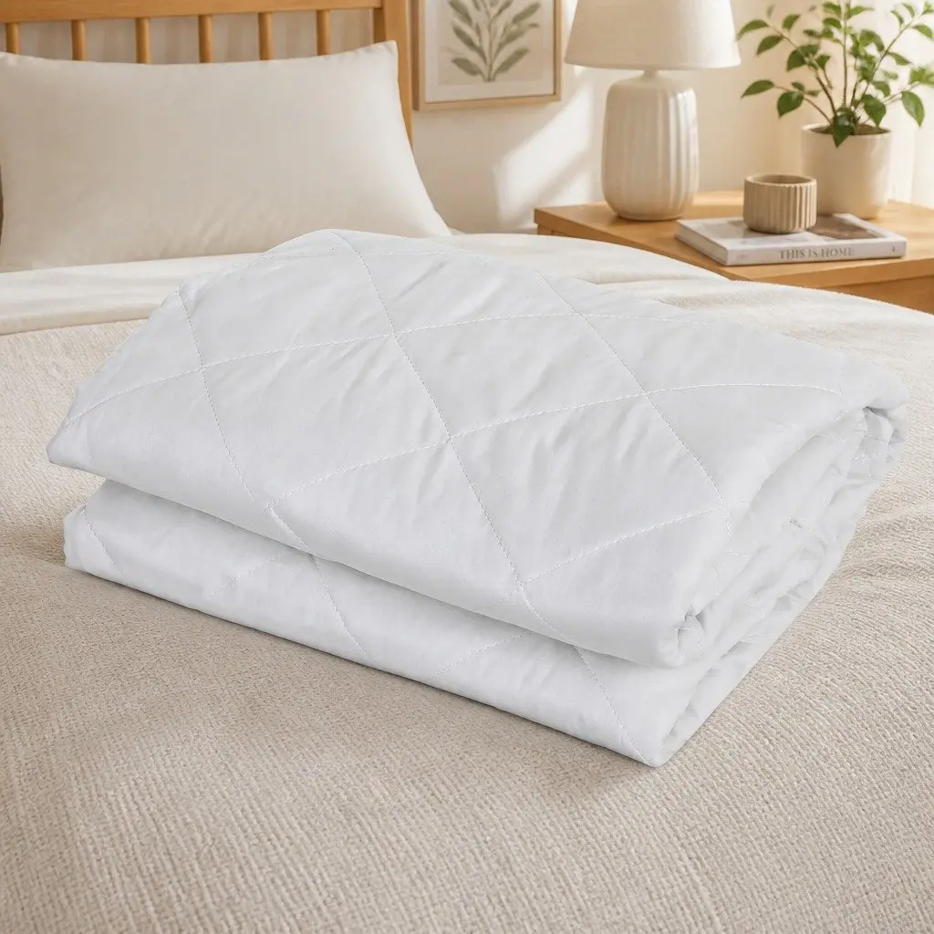 Waterproof Mattress Protector Single Size Quilted Fitted Sheet Cotton Cover