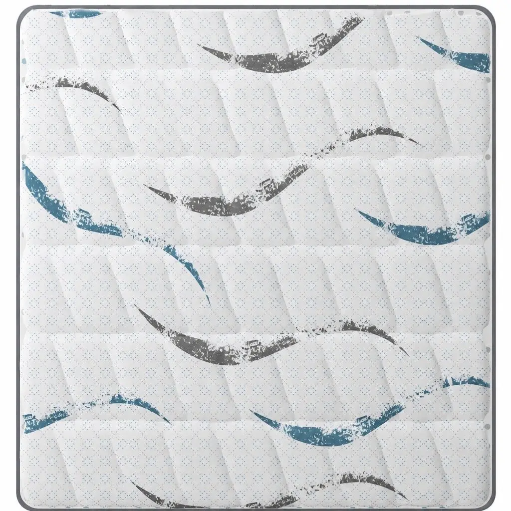 King Single Pocket Coil Mattress 25cm White Hypoallergenic Comfort Sleep Support