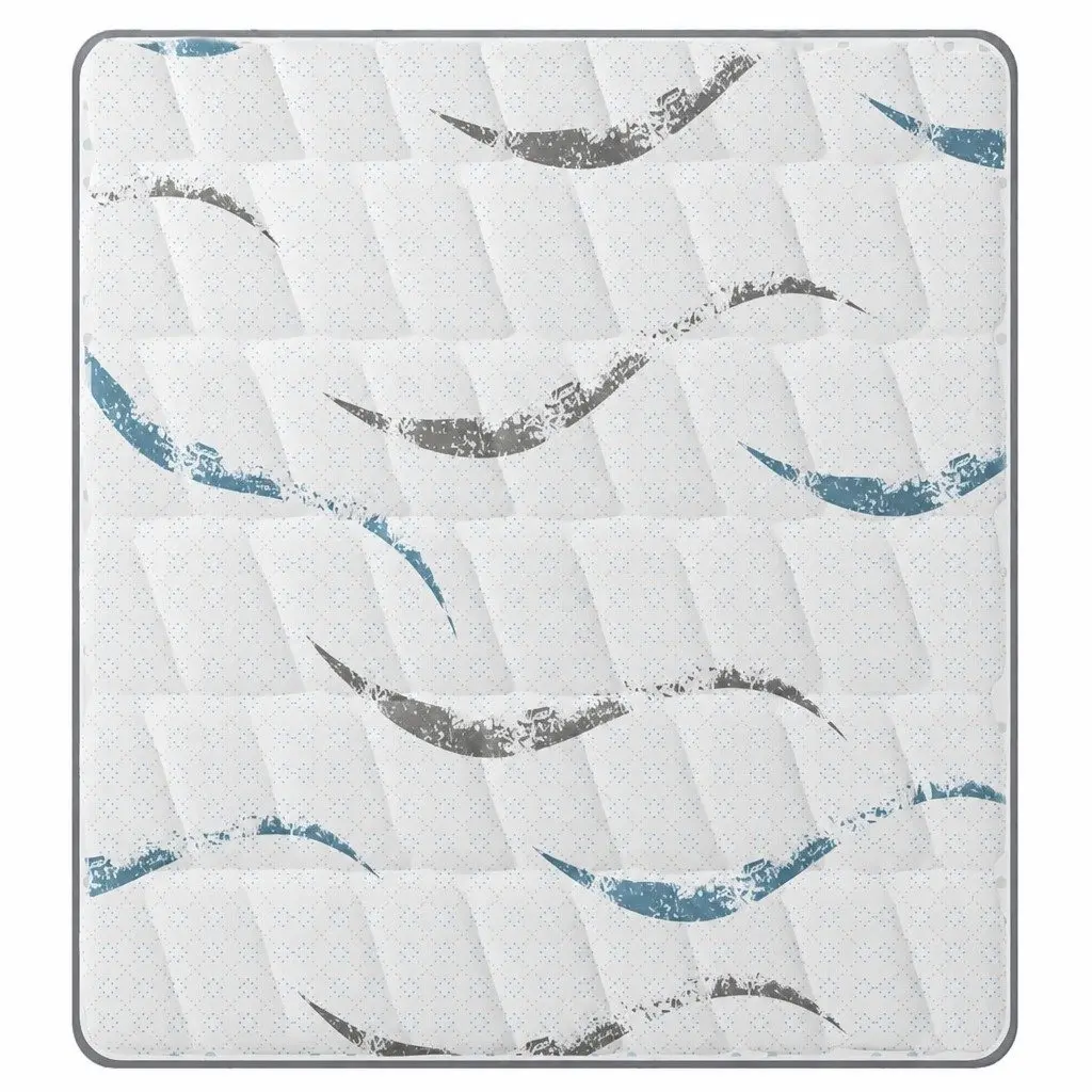 Spring Mattress King Pocket 25cm White High-Density Foam Comfort Support