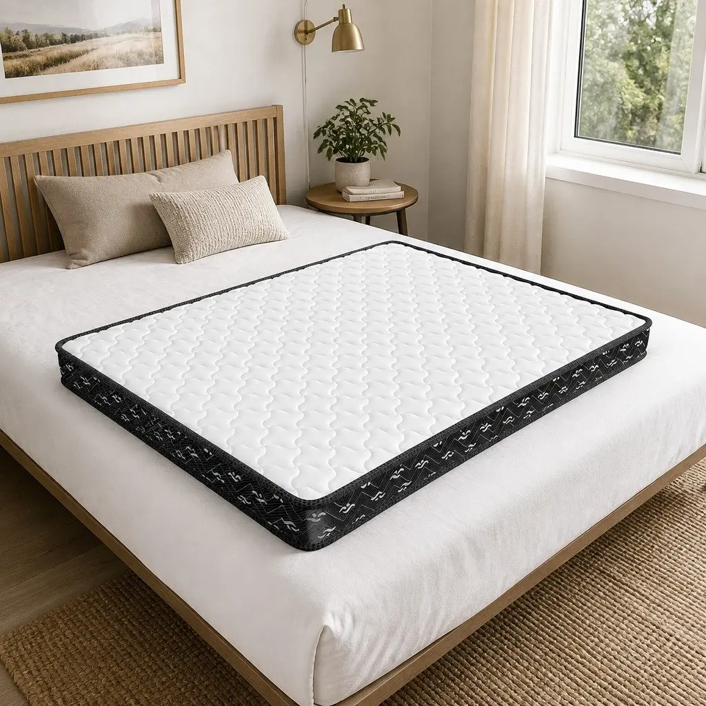 King Single Spring Mattress 16cm Tight Pocket Bonnell Core Breathable Support