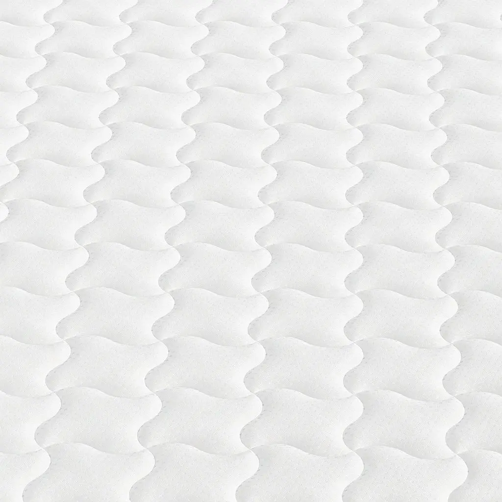 Single Mattress Bonnell Coil 16cm Thick White and Black