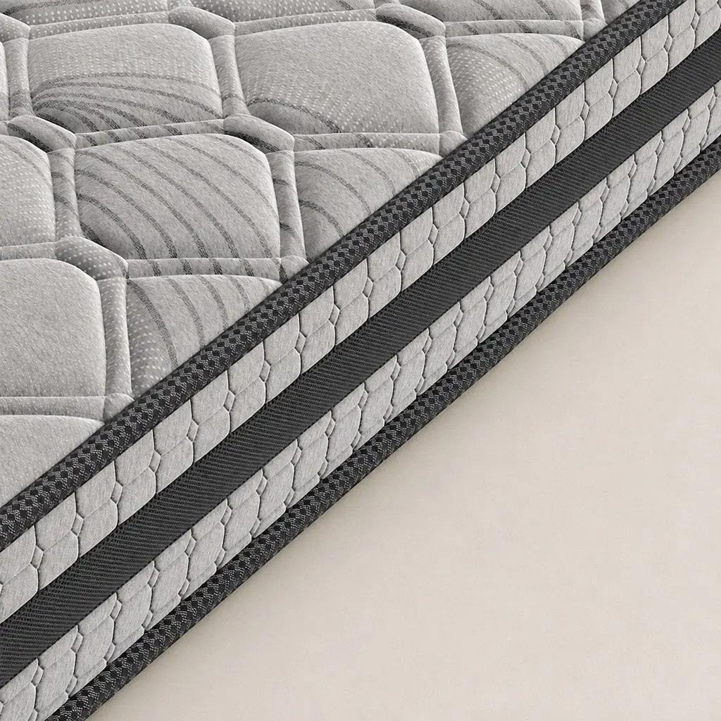 Single Pocket Spring Mattress 5-Zone Medium Firm Support Bed Sleep Comfort