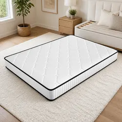 Versatile Spring Mattress Double Bed for Your Home 188x138cm