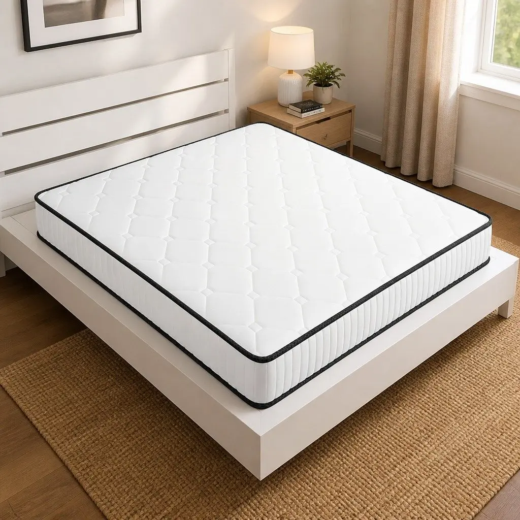 Spring Mattress Double Bed Pocket Tight Support Foam Comfort Sleep 188x138cm