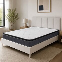 King Single Bonnell Spring Mattress Vacuum Packed Box Bed Comfort Support