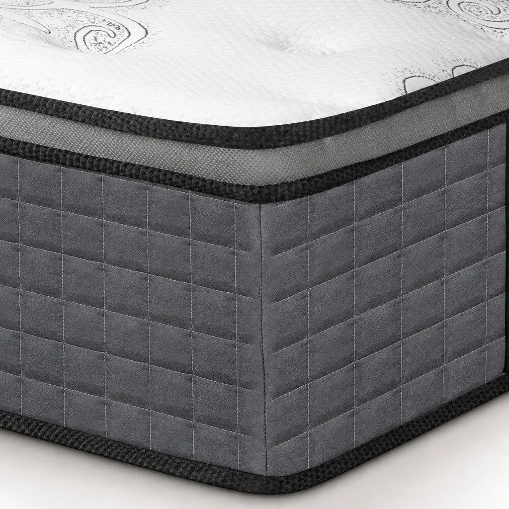 Spring Mattress Pocket Egg Super King Size Bed Memory Foam Support Sleep System