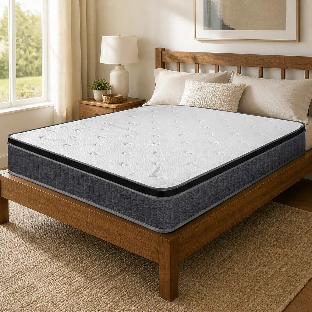 Single Bonnell Spring Mattress Medium Firmness 190cm x 91cm White