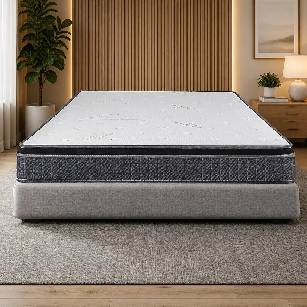 Single Bonnell Spring Mattress Medium Firmness 190cm x 91cm White