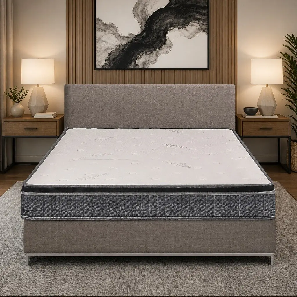 Single Bonnell Spring Mattress Medium Firmness 190cm x 91cm White