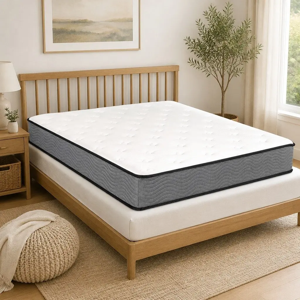 Queen Pocket Spring Mattress Bed Top Firm Support Bounce Comfort Sleep