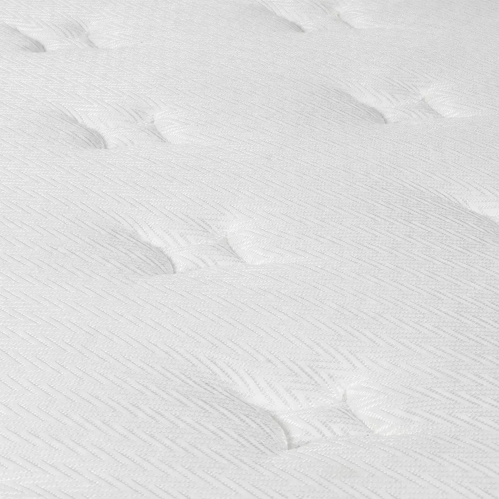 Single Pocket Spring Mattress Extra Firm 190cm x 91cm White 6-Zone Support
