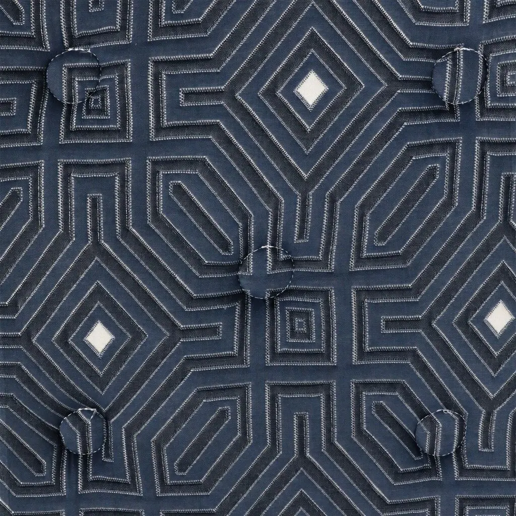 Double Mattress Pocket Coil Euro Top 30cm Blue Knitted Fabric High Density Foam