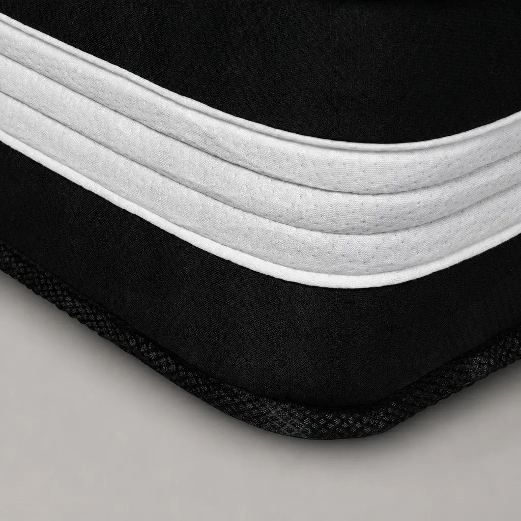 King Mattress 5 Zone Pocket Spring 25cm Medium Firm Support Cool Gel Ice Silk Black White