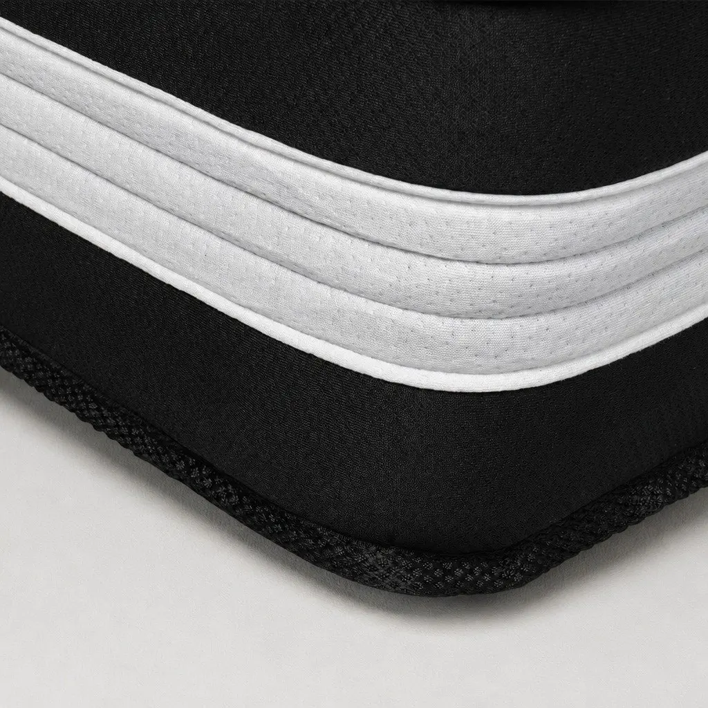 Single Mattress 5 Zone Pocket Spring 190cm x 90cm 25cm Medium Firm Cool Gel Memory Foam Ice Silk Fabric Black or White