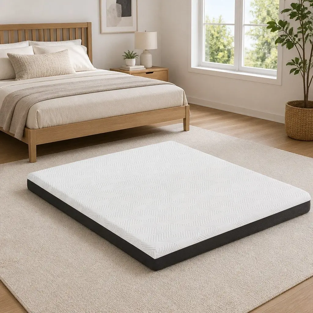 Double Mattress 15cm Cooling Gel Memory Foam Breathable Medium Firm Hypoallergenic Support